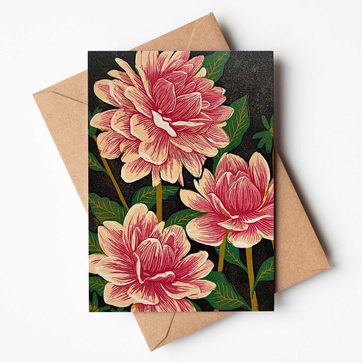 Dahlia Dreaming - A6 Greeting Card