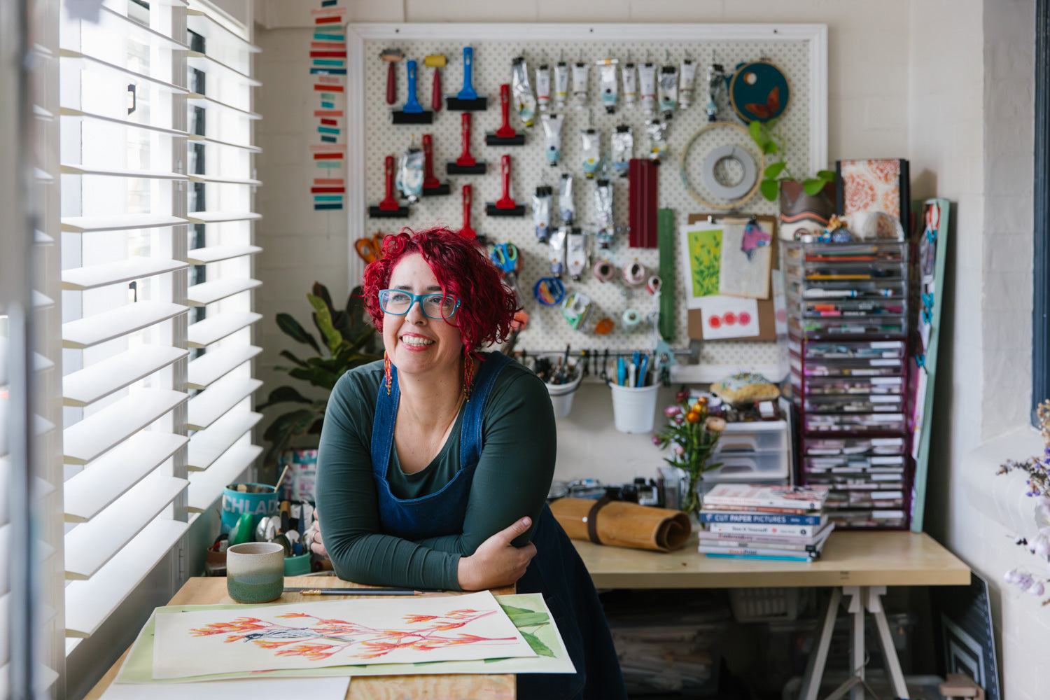 Little Rowan Redhead - Sydney printmaker, painter and teacher