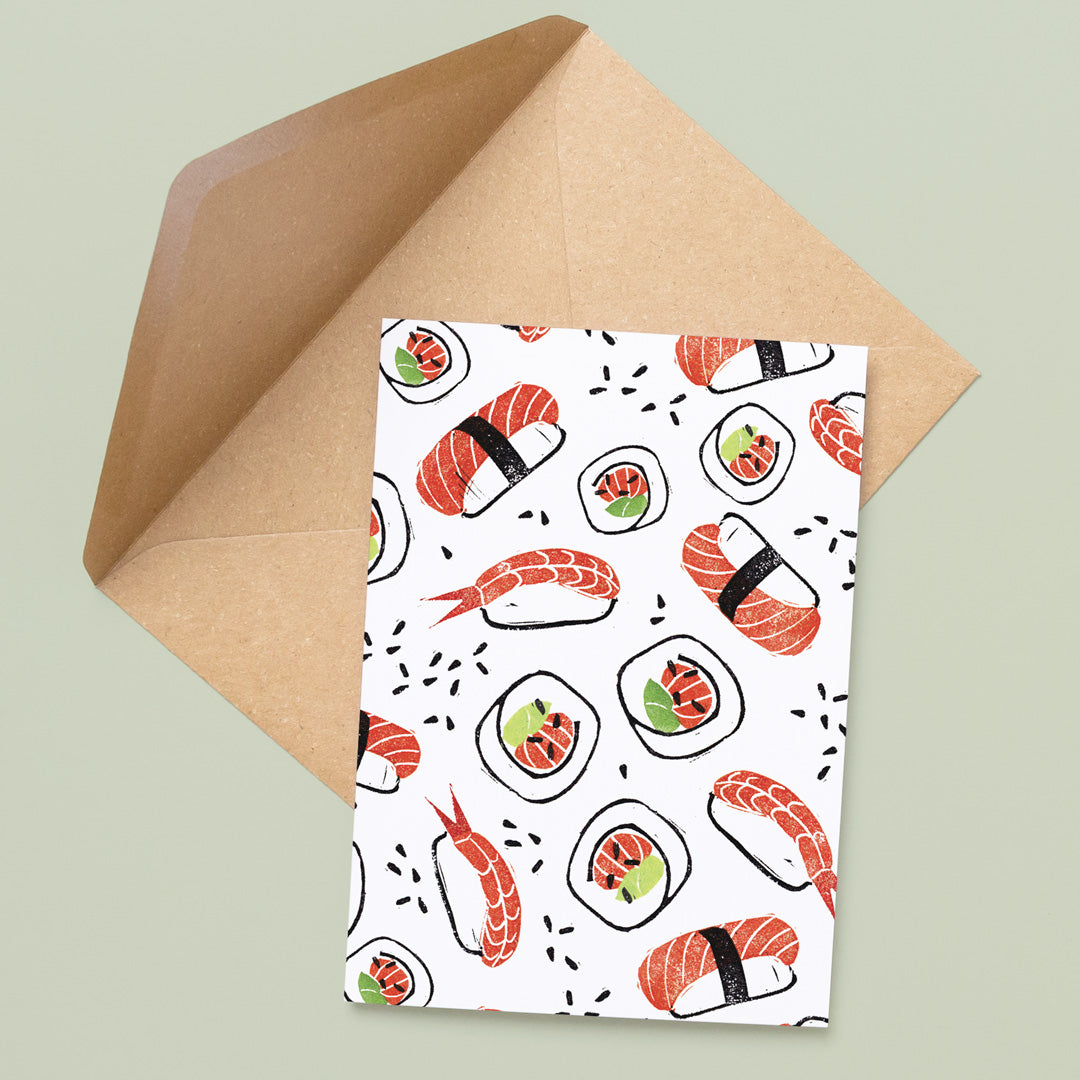 Sushi Time - A6 Greeting Card